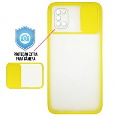 Capa para Samsung Galaxy A21s - Cam Protector Amarela